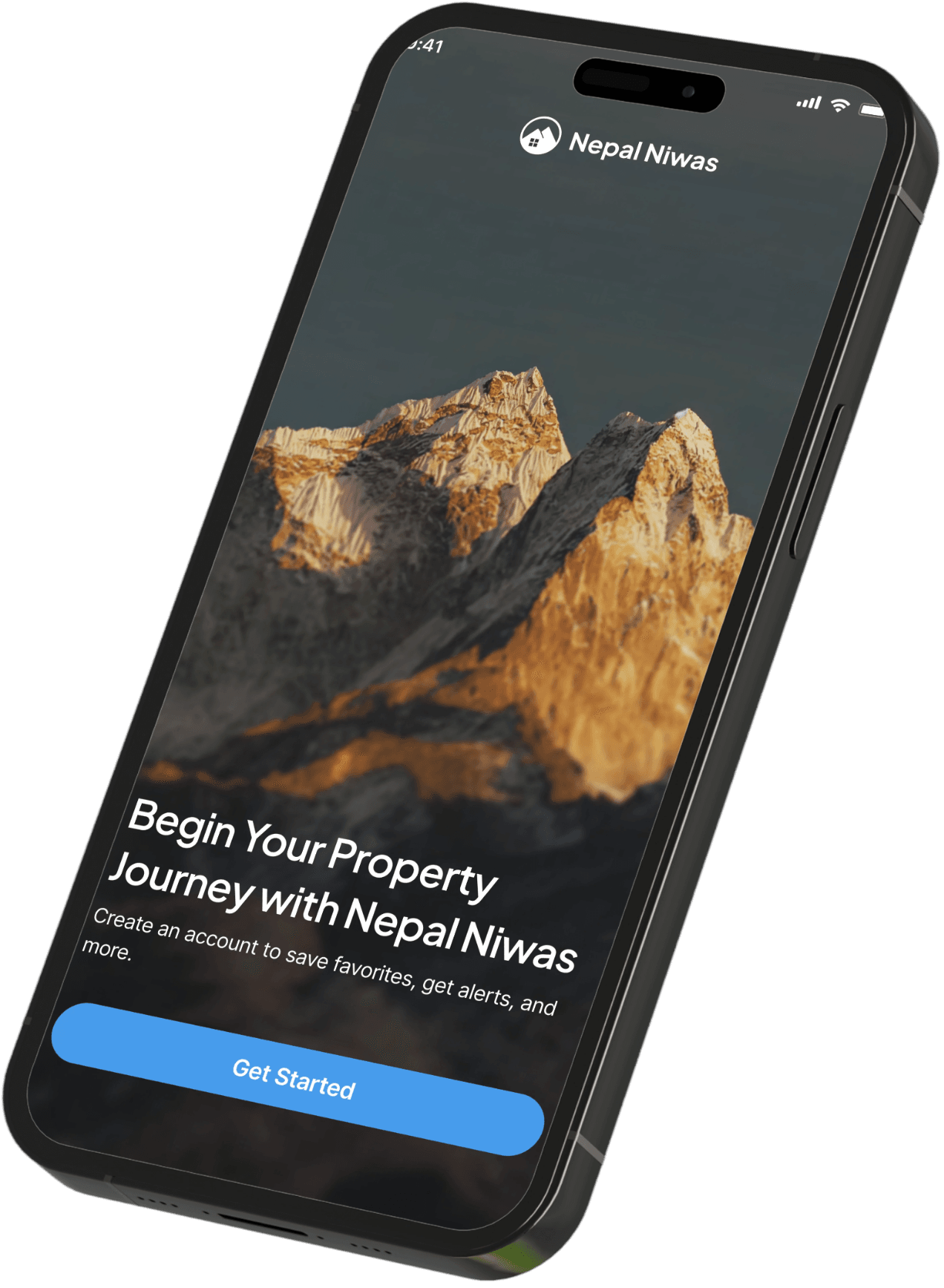 Nepal Niwas App onboarding screen