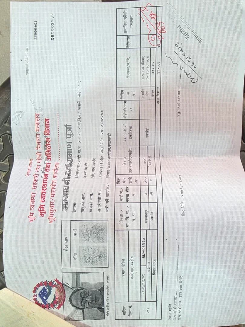 Attractive land sale in Hetauda.