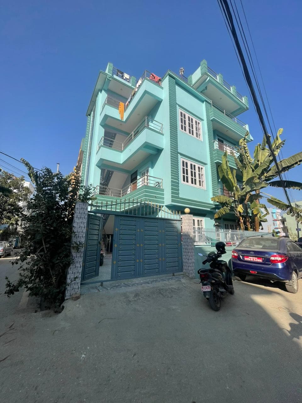 Top floor flat for rent only for family at imadol