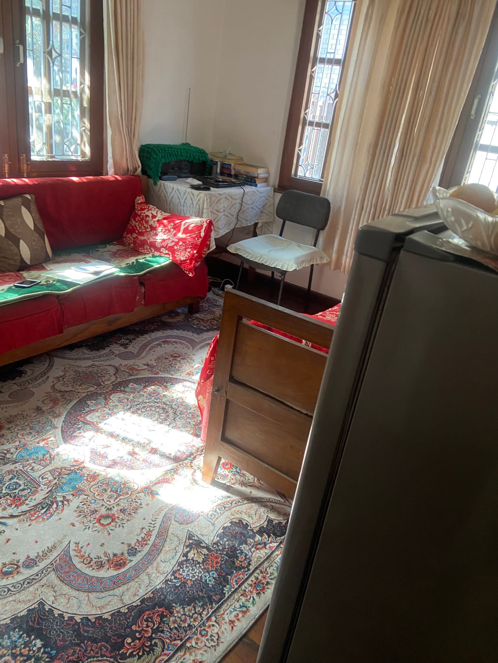 Independent flat on long-term rent.