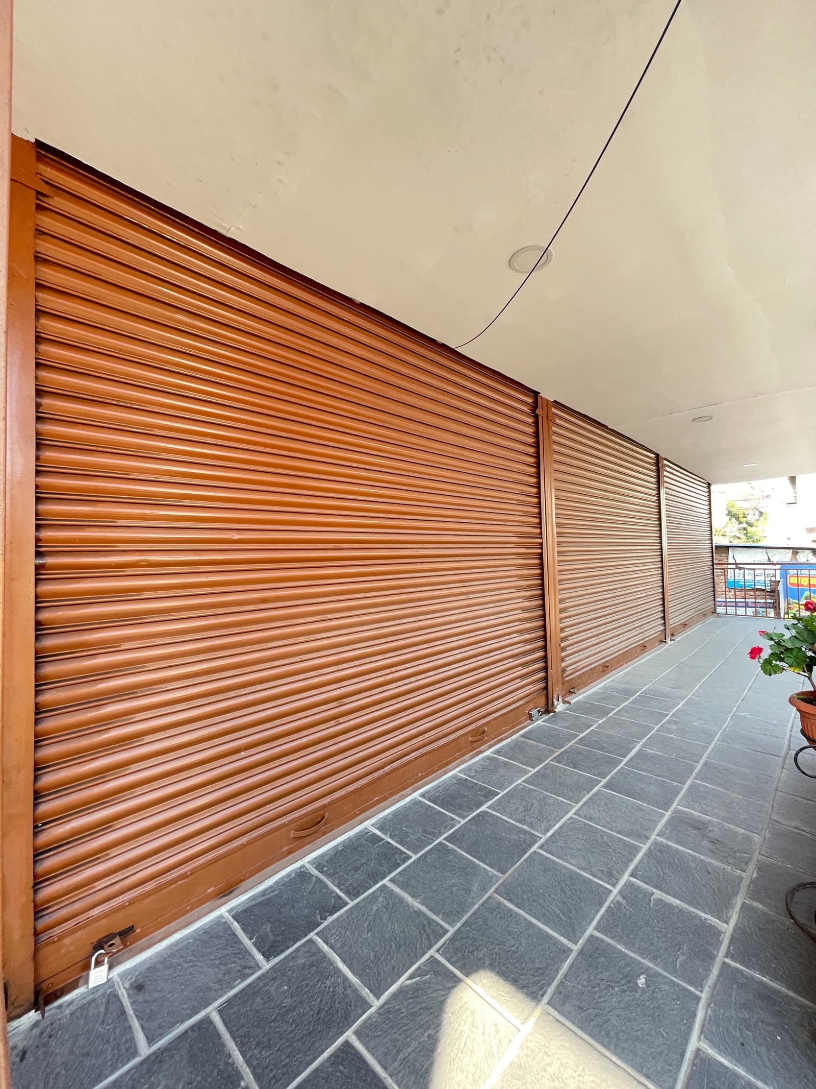 Rent for store space in market area