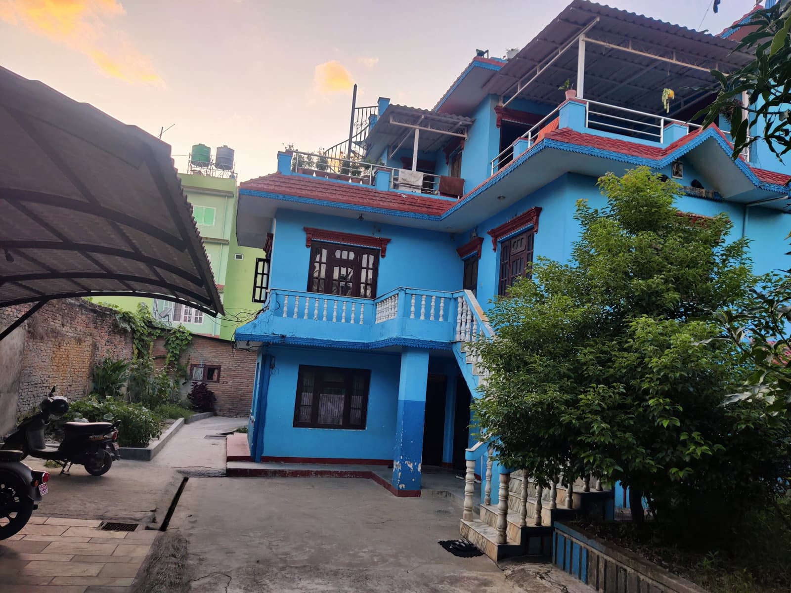 Land and house for sale