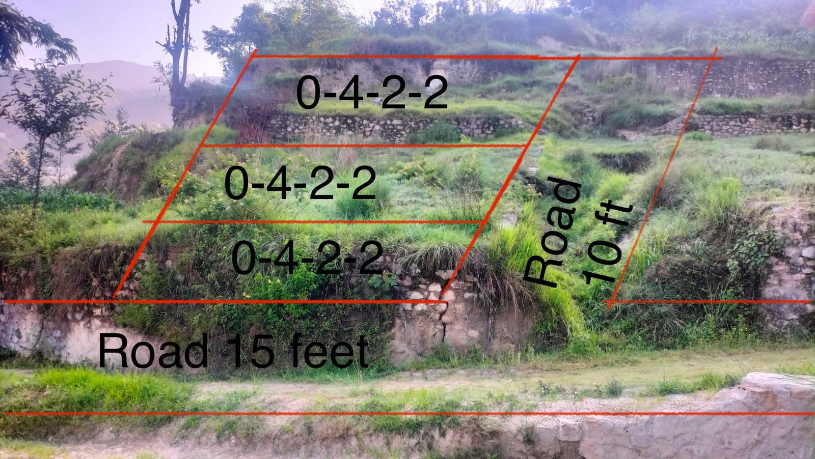 For Sale: 3 Res’l 0-4-2-2/Plots